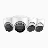C300 - 4er-Pack 2K 3MP PoE Überwachungskamera Außen, EXIR 2.0 Nachtsicht, Bewegungserkennung, H.265+, IP67 Wetterfest